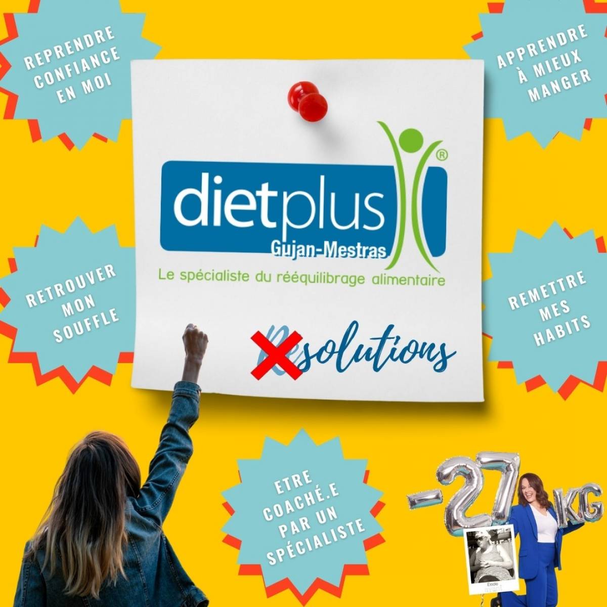 Retrouvez votre poids de forme et maintenez-le dans la durée sur le Bassin d'Arcachon avec dietplus Gujan